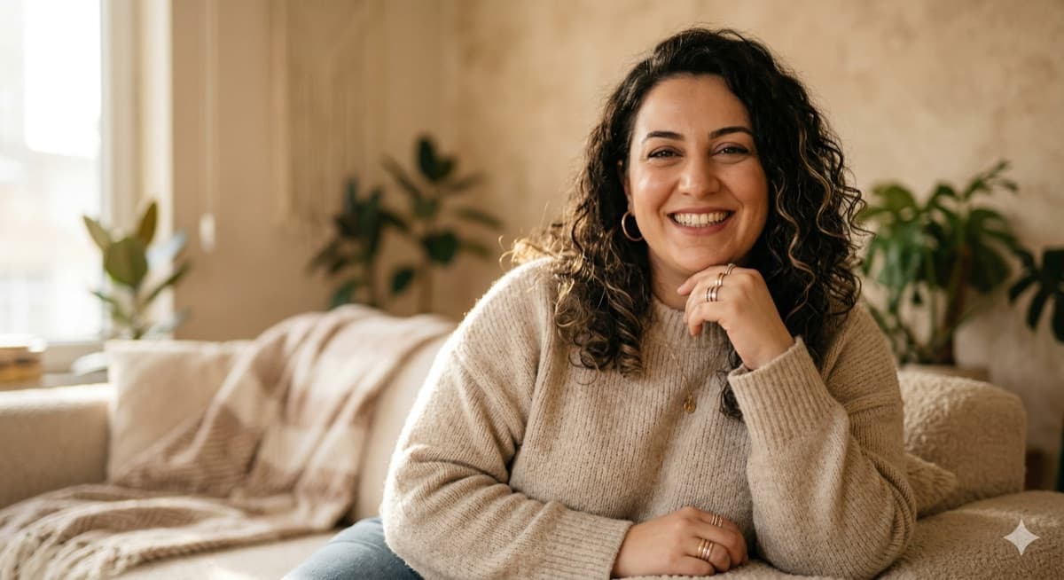 Sağlıklı yemek hazırlayan kadın